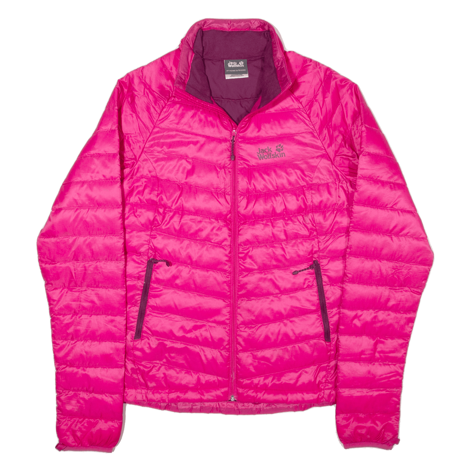 Womens Puffer – M JACK WOLFSKIN Jacket Thrift Pink Go