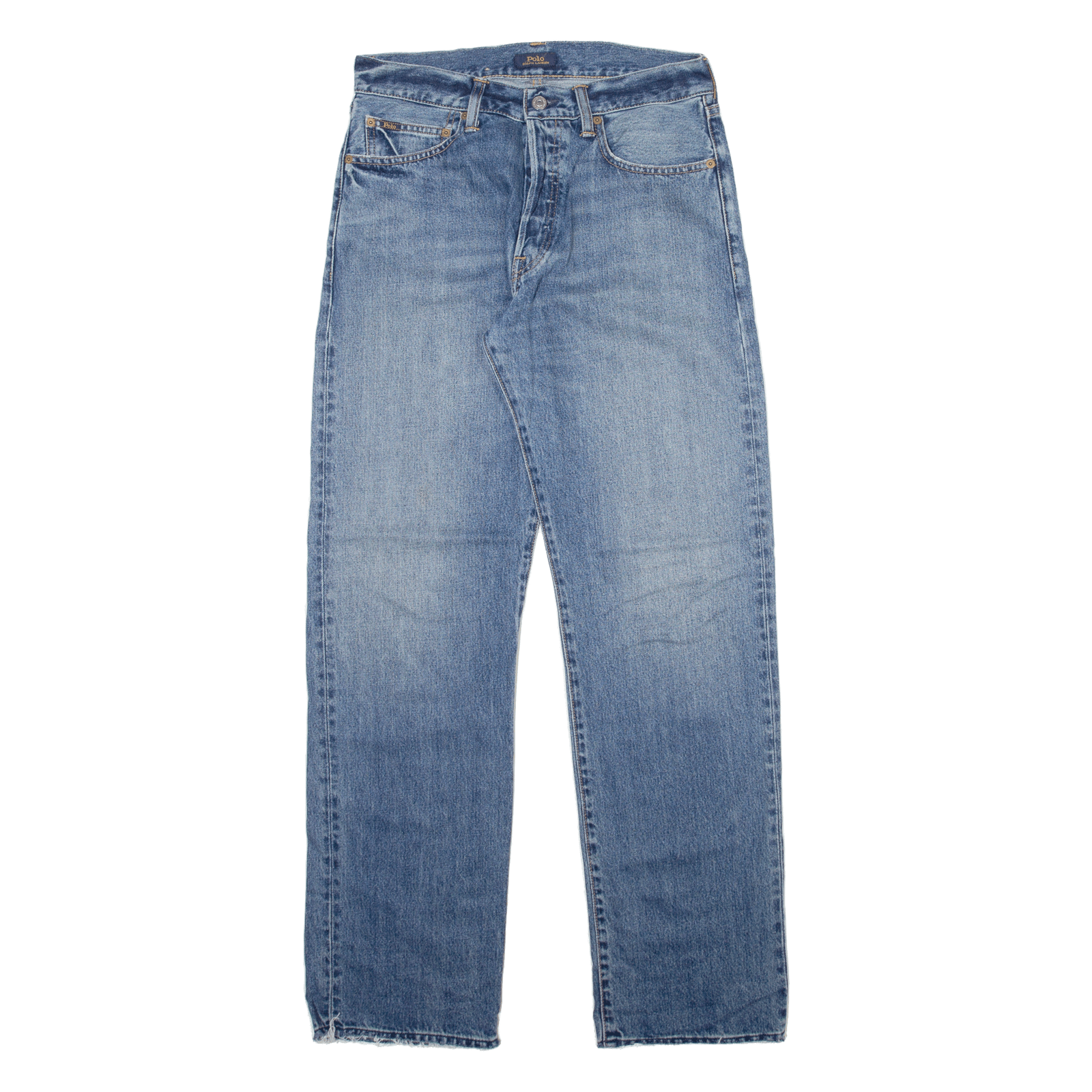 POLO RALPH LAUREN Womens Jeans Blue Regular Straight W30 L32 – Go Thrift