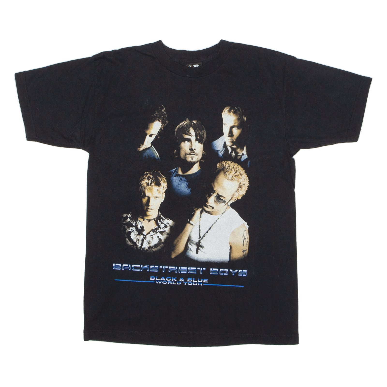 GIANT Backstreet Boys Black & Blue World Tour Mens Band T-Shirt