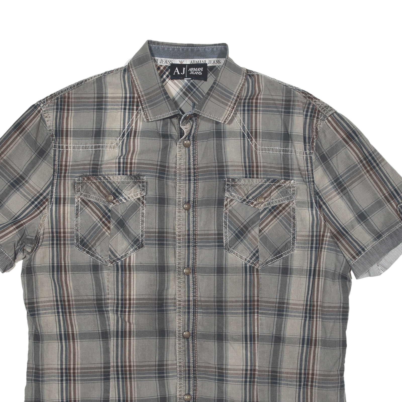 Short sleeve jean shirt on sale mens