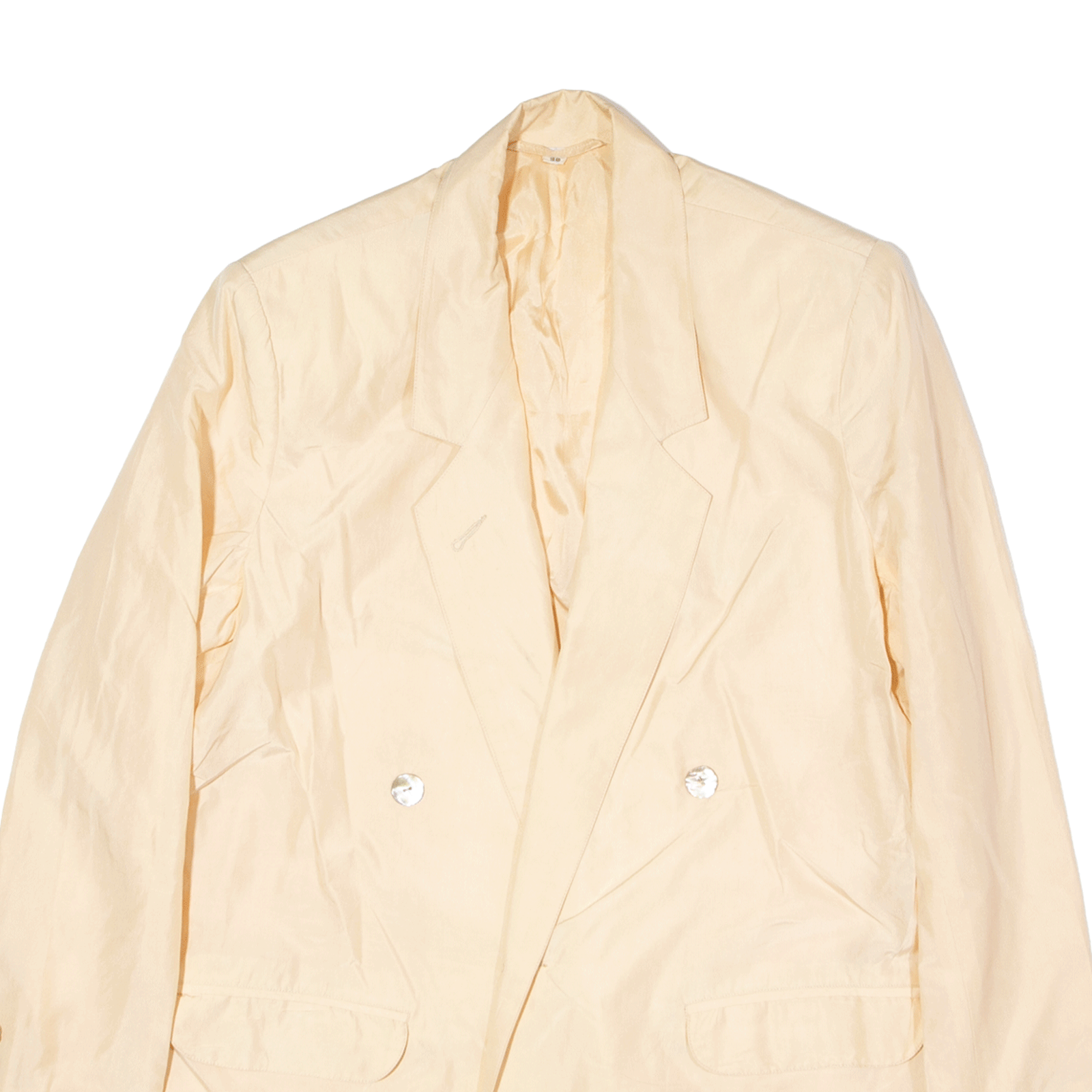 THE LEGEND Relaxed Fit Cream Blazer Jacket S