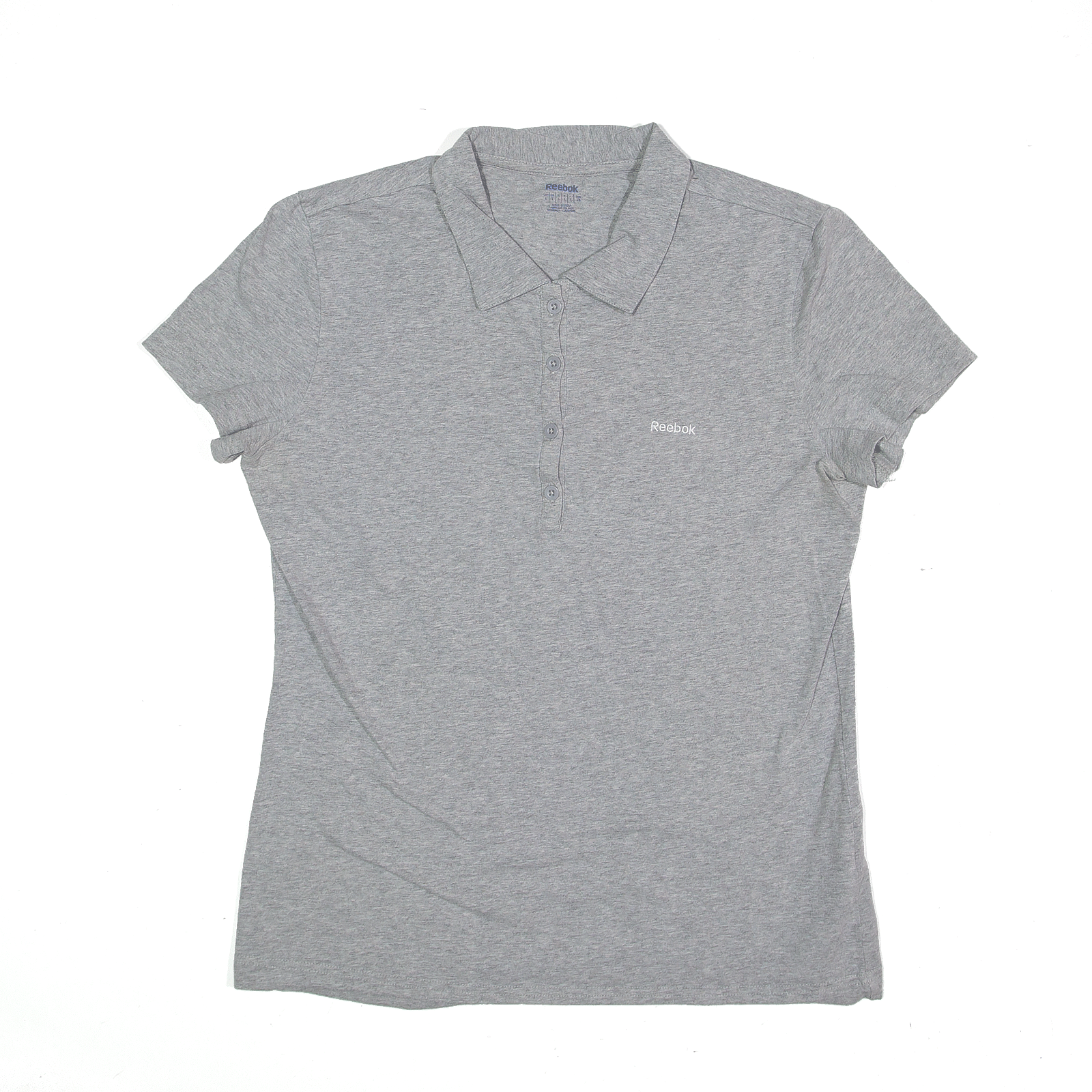 Reebok polo shirts womens hot sale grey