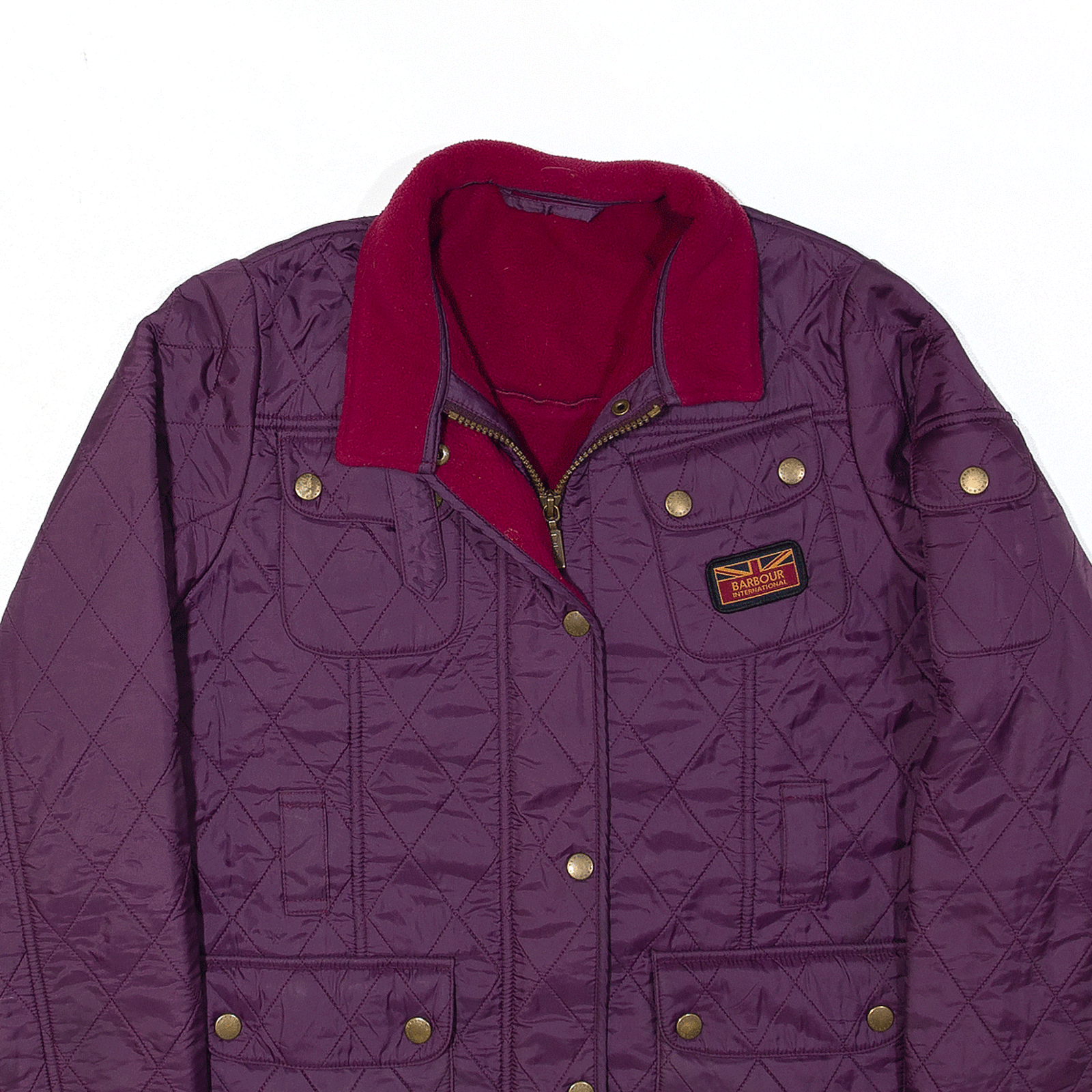 Barbour sale purple jacket