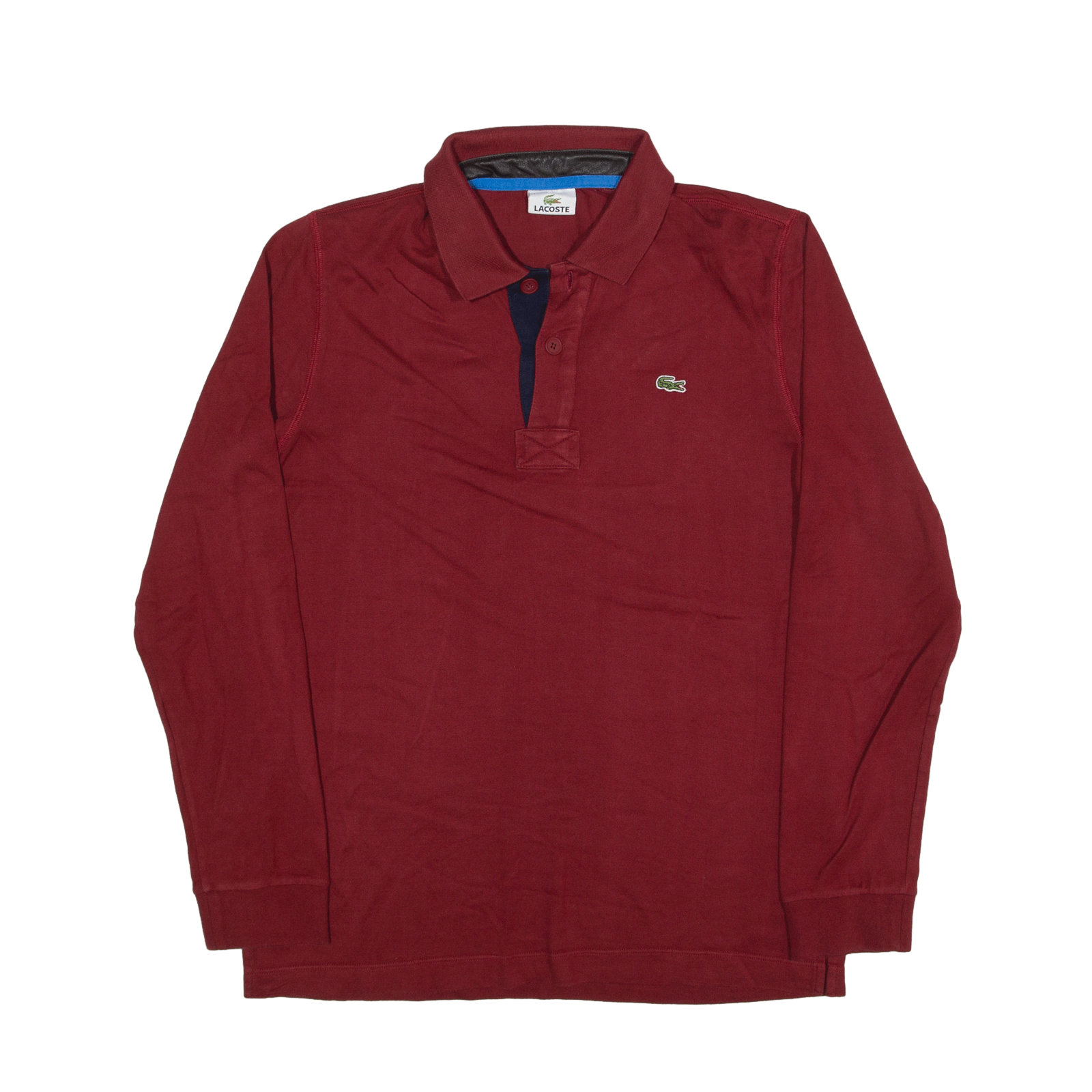 Maroon lacoste deals shirt