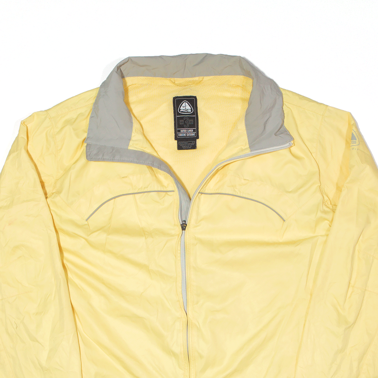 NIKE Acg Shell Jacket Yellow 90s Womens L