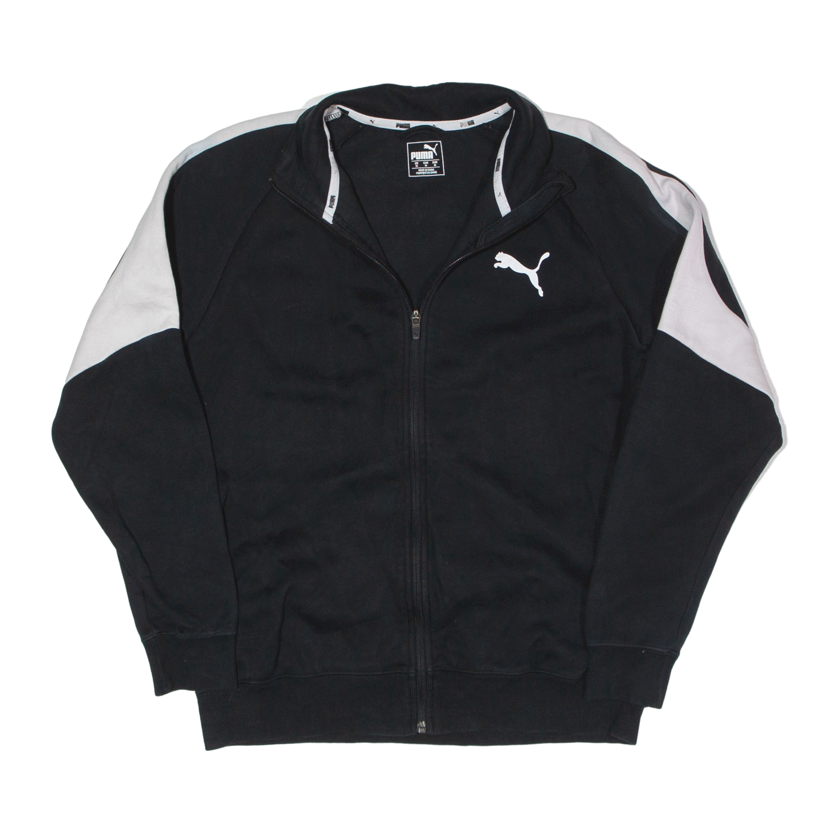 PUMA Track Jacket Black Mens M