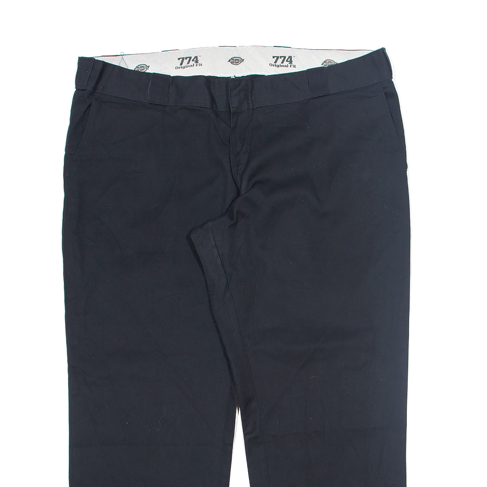 DICKIES 774 Workwear Trousers Black Regular Straight Womens W38 L30 – Go  Thrift