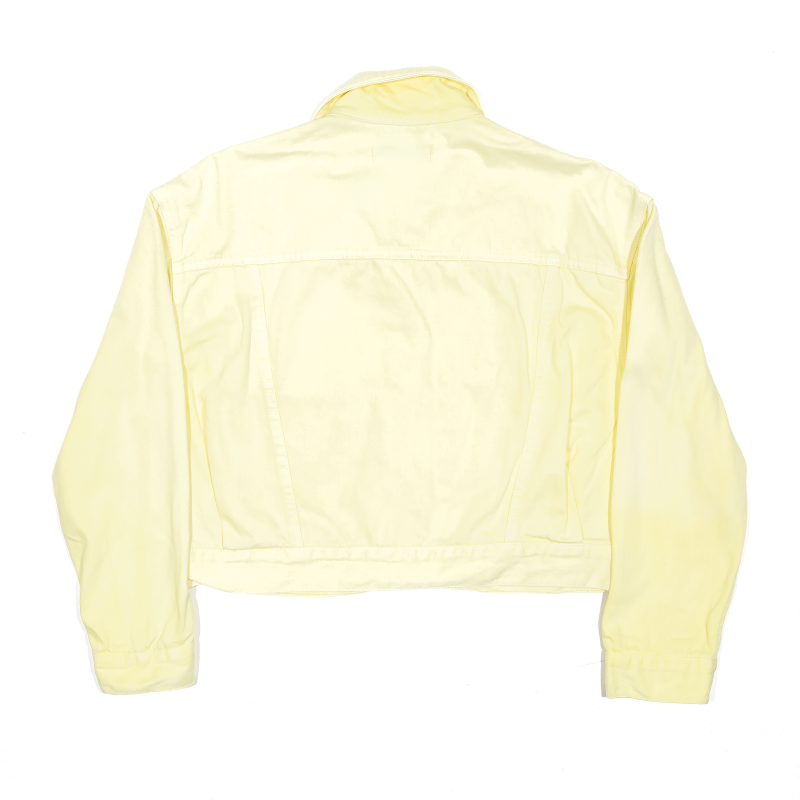 Zara yellow deals jean jacket