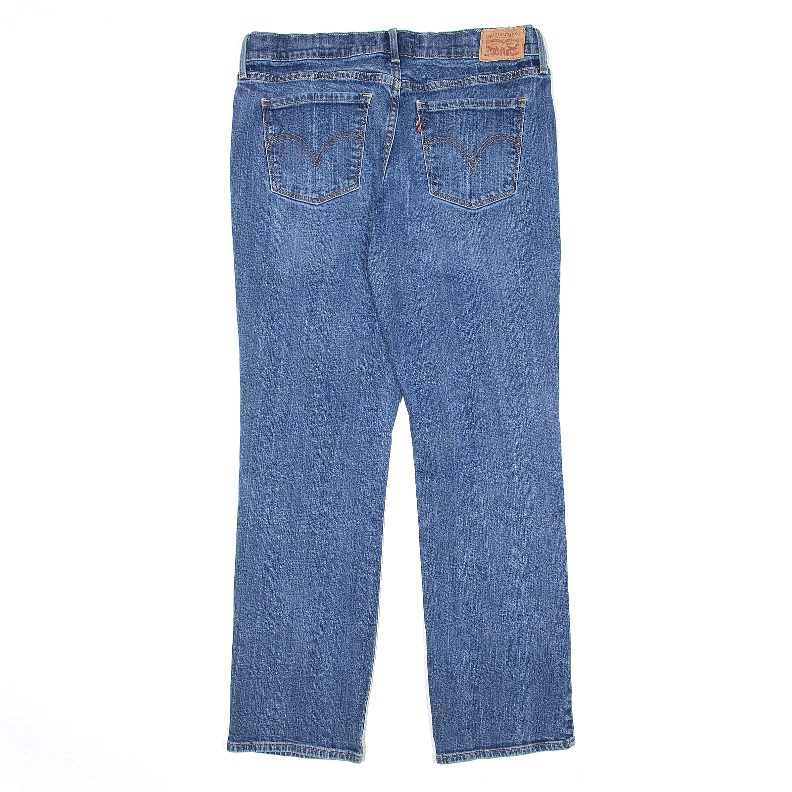 LEVI'S 505 Jeans Blue Denim Regular Straight Womens W30 L30 – Go