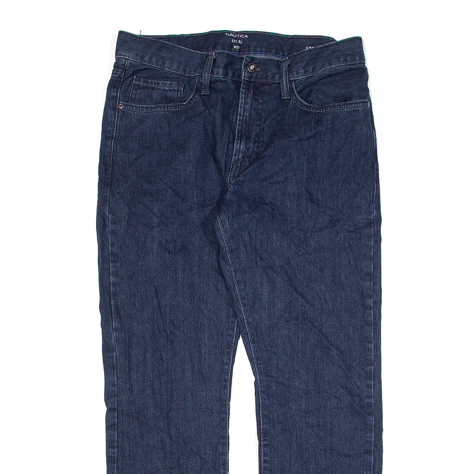 NAUTICA Jeans Blue Denim Straight Mens W32 L30 – Go Thrift