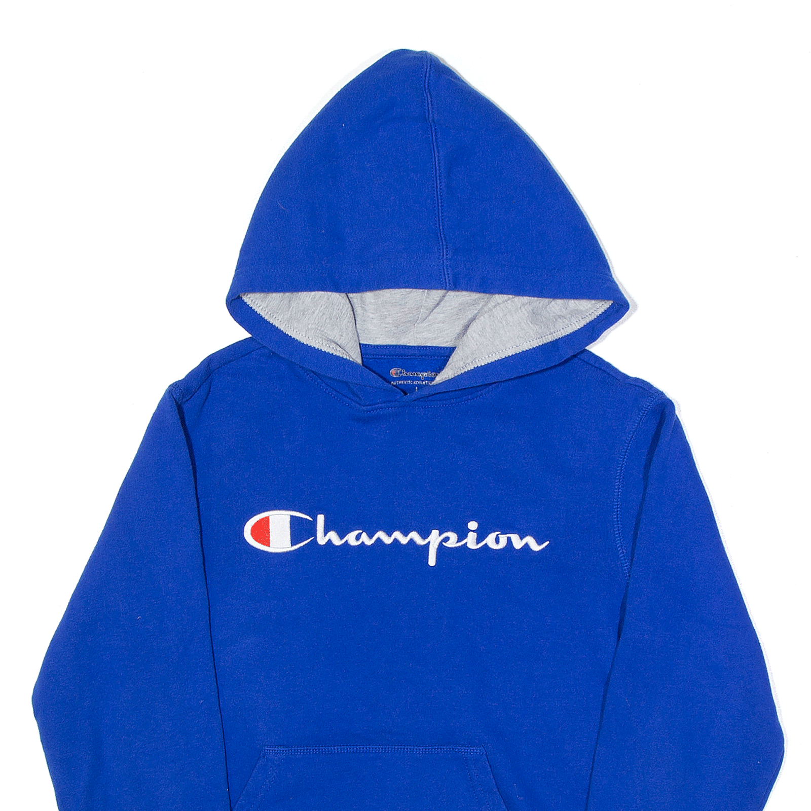 Blue champion outlet hoodie kids