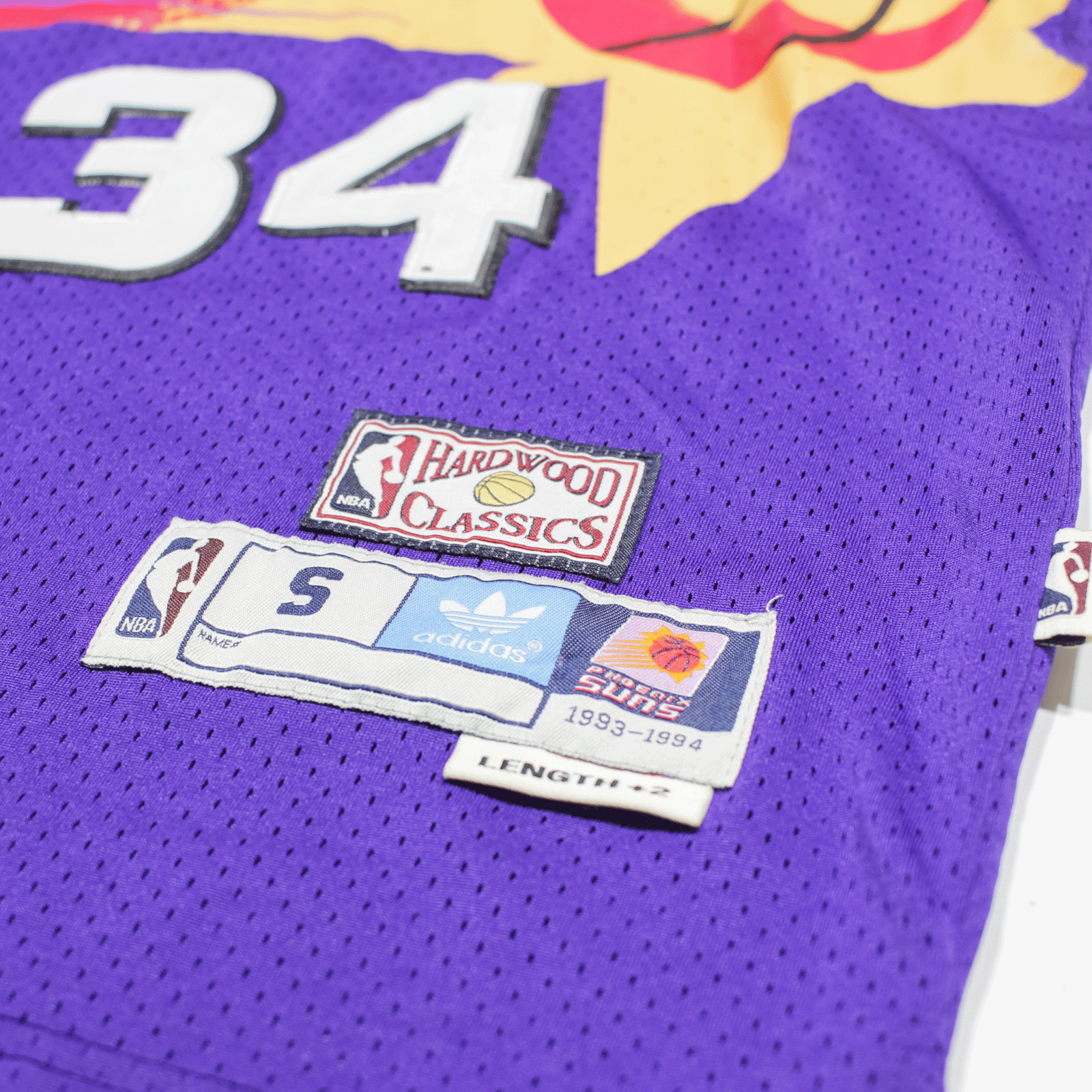 Men's Phoenix Suns Charles Barkley #34 Adidas Purple Swingman NBA