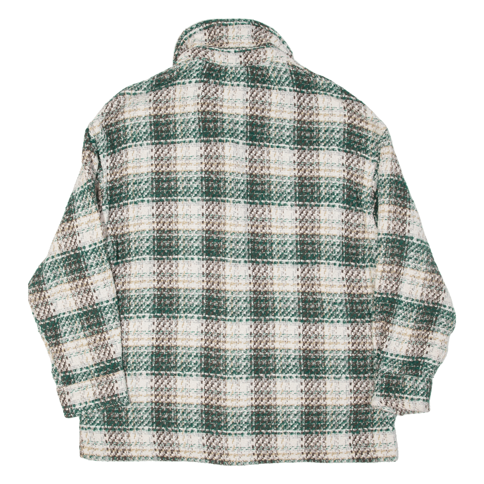 ZARA Chore Jacket Green Plaid Womens XS – Go Thrift