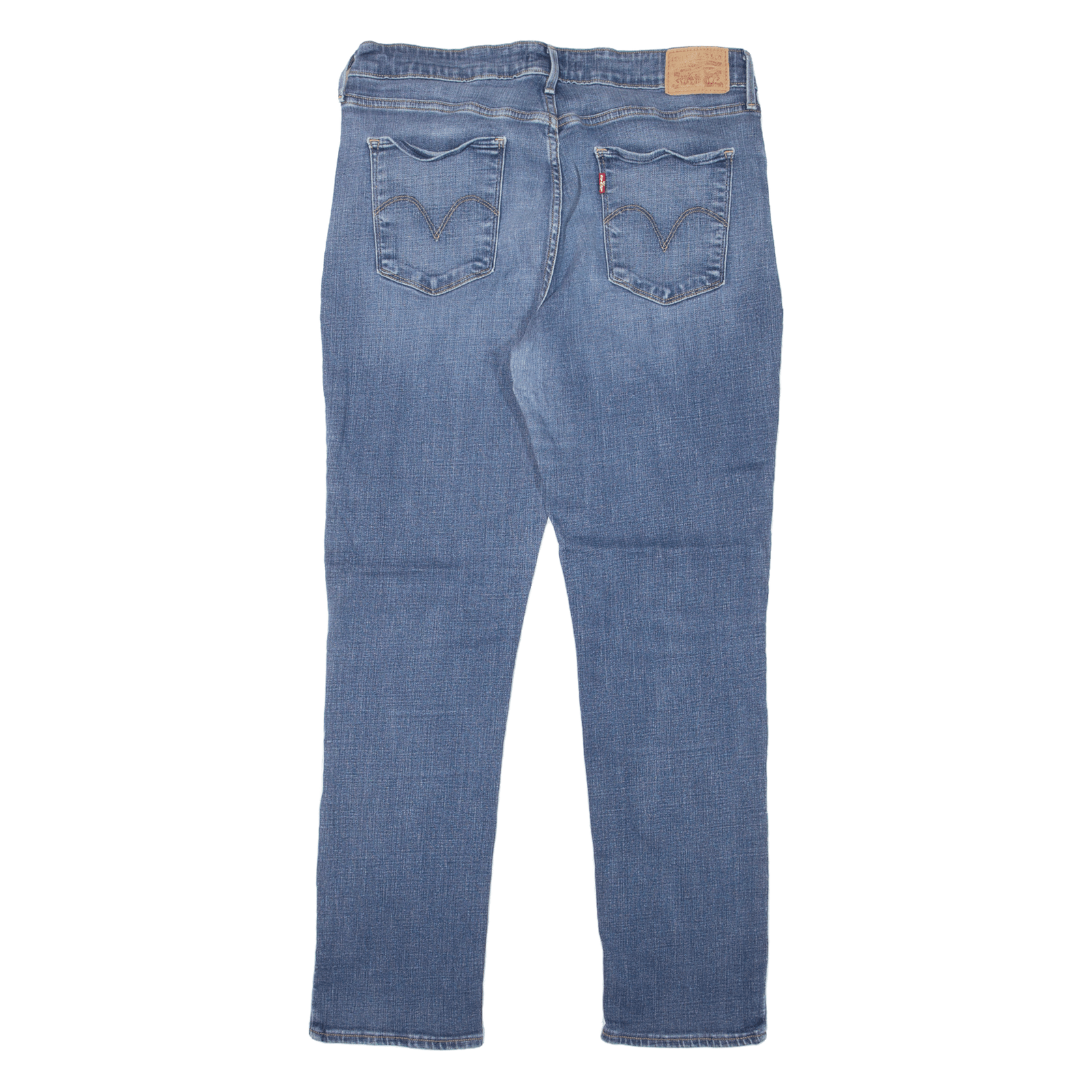 LEVI'S MId Rise Jeans Blue Denim Slim Skinny Stone Wash Womens W32 L30 ...