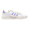 ADIDAS Court Sneaker Trainers White Leather Girls UK 3.5