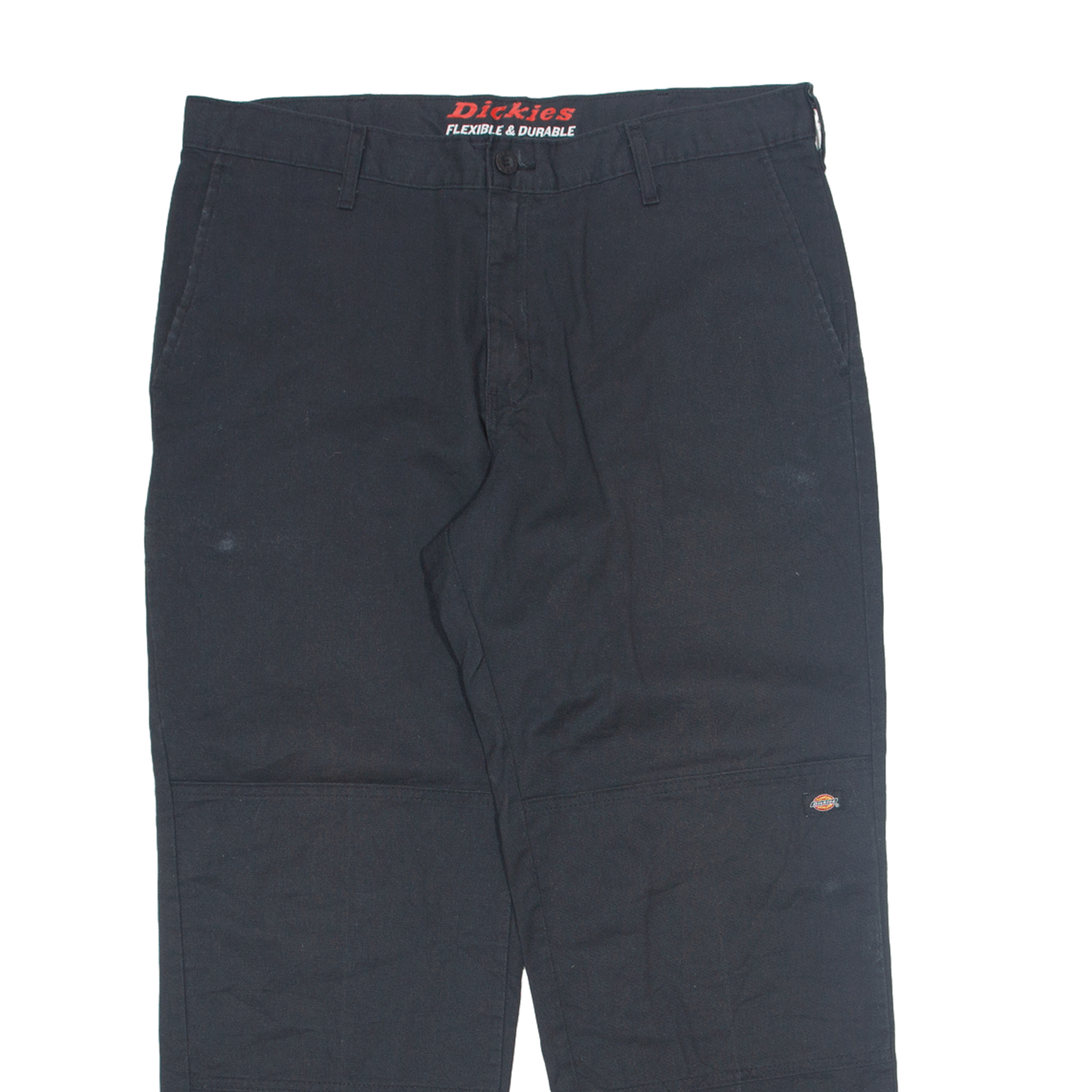 DICKIES Flexible & Durable Workwear Trousers Black Regular Straight Me ...