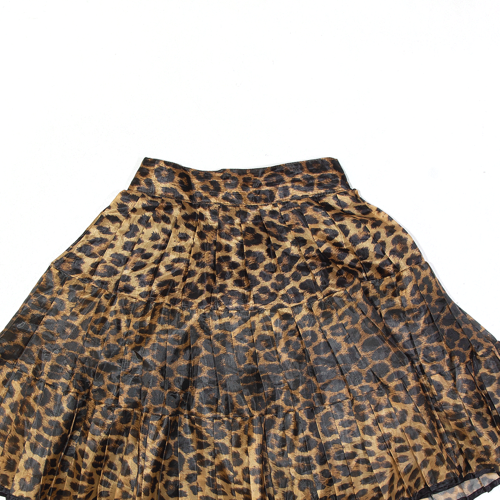 Animal print clearance skirt 80s