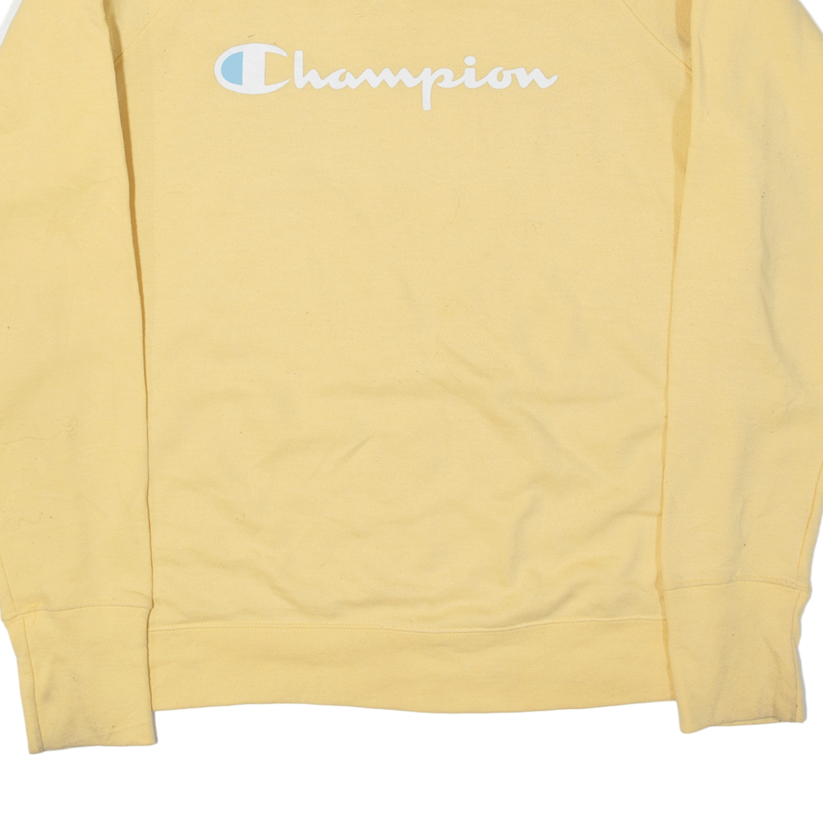 Champion yellow 2024 crew neck