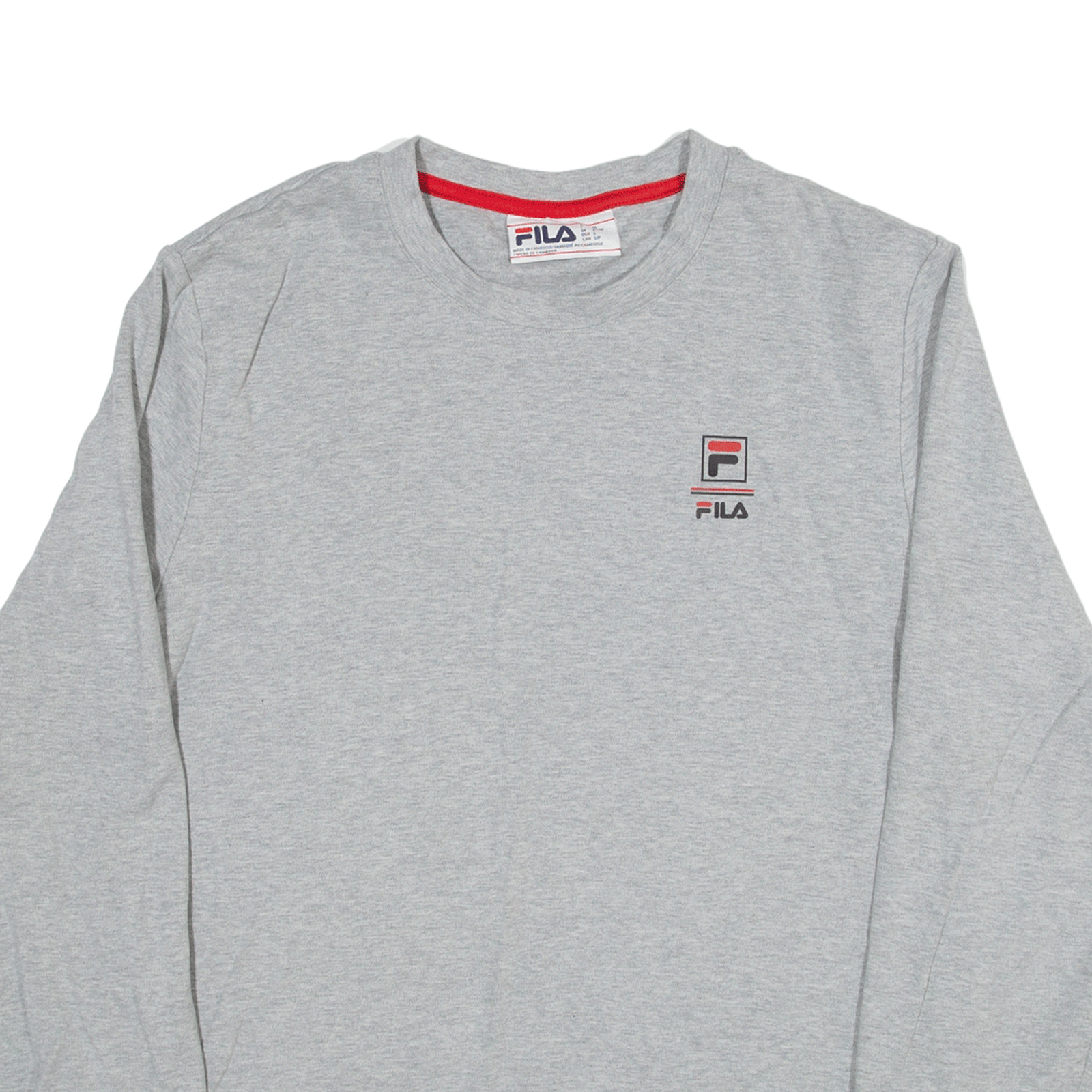 FILA Sweatshirt Grey Mens S Go Thrift