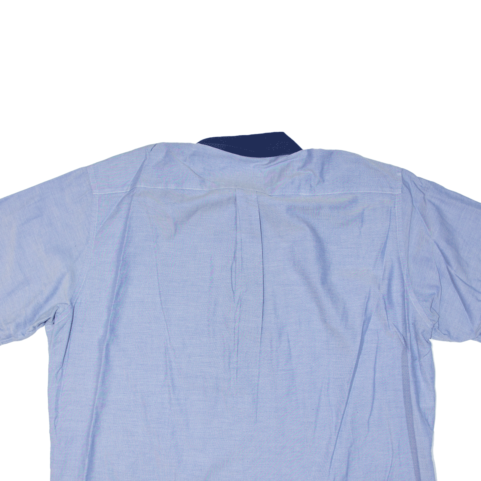 BROOKS BROTHERS 346 Plain Shirt Blue Short Sleeve Mens 2XL – Go Thrift